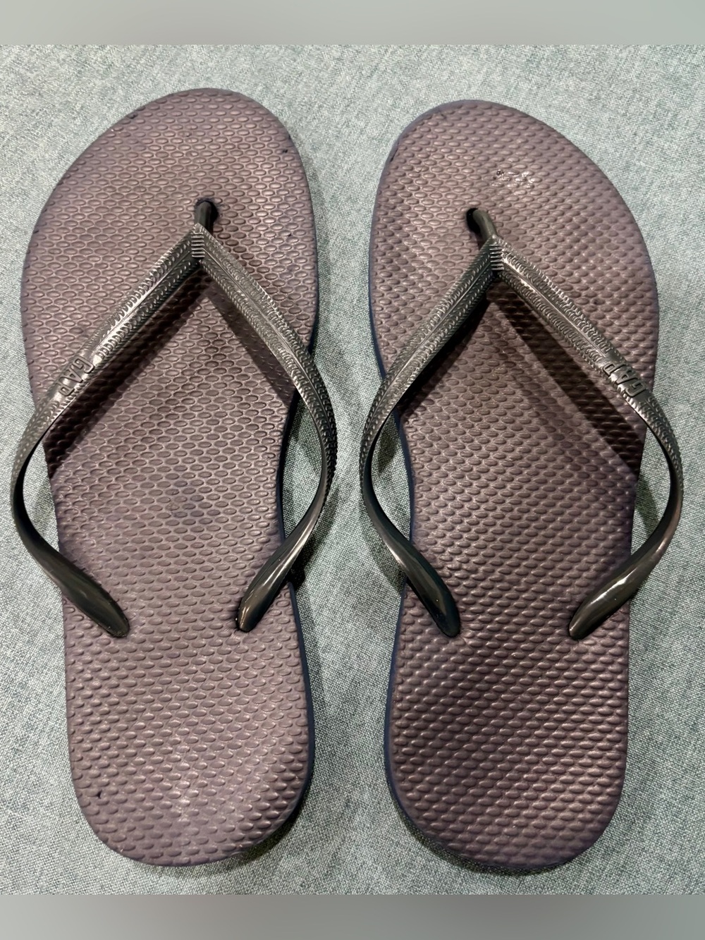 Gap Rubber Navy Flip Flop Sandals for Women in Medium 7/8 - Simple Slide Thong